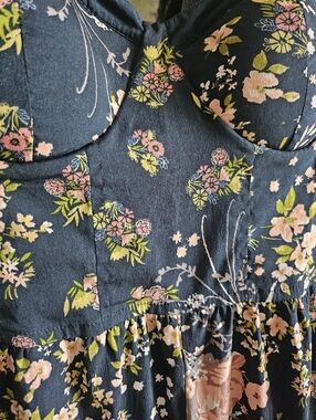 Band of Gypsies Navy Floral Jumpsuit
